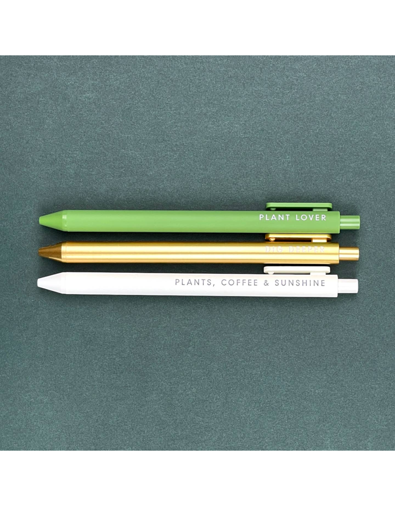 The Plant Jotter Gel Pen Set of 3