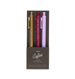 The Coffee Jotter Gel Pen Set of 3