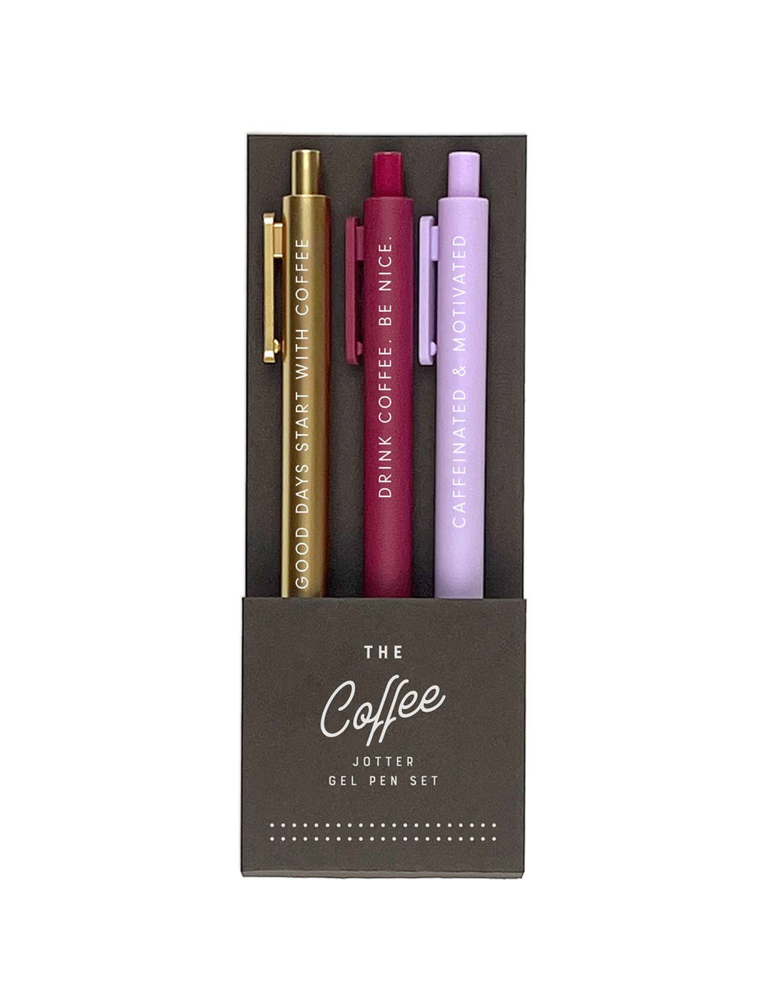 The Coffee Jotter Gel Pen Set of 3