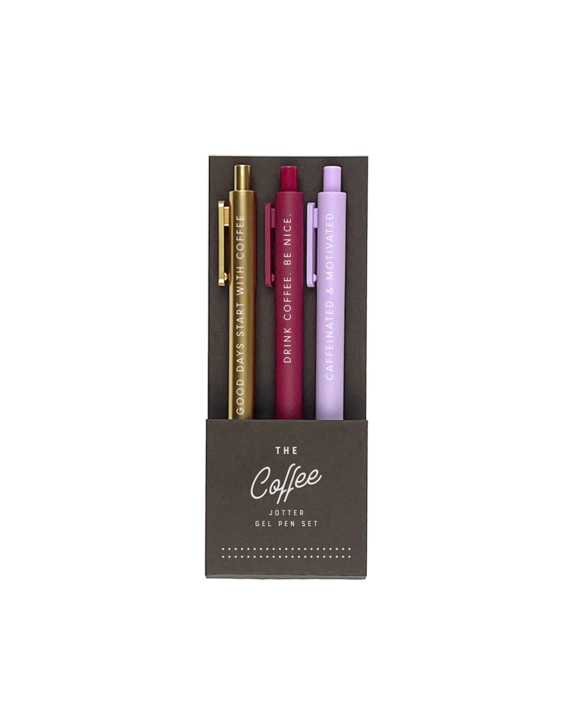The Coffee Jotter Gel Pen Set of 3