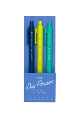 The Dog Person Jotter Gel Pen Set of 3