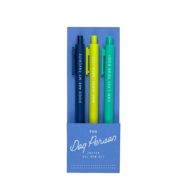 The Dog Person Jotter Gel Pen Set of 3