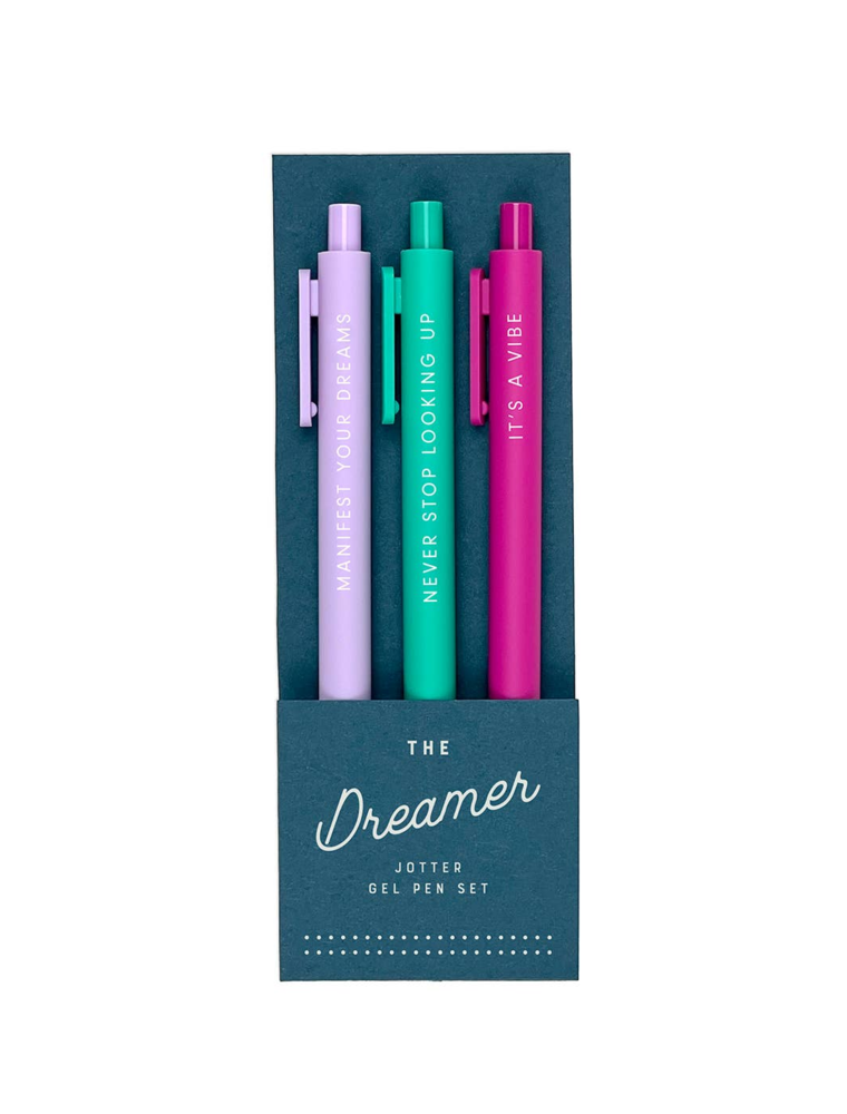 The Dreamer Jotter Gel Pen Set of 3