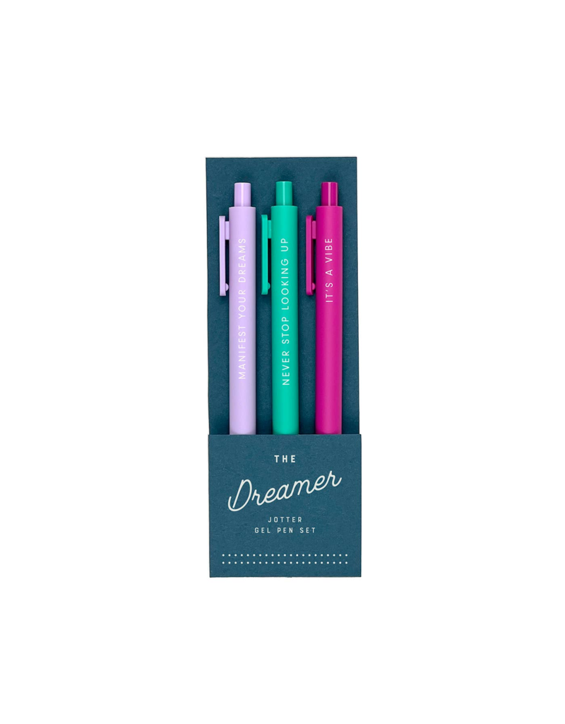 The Dreamer Jotter Gel Pen Set of 3
