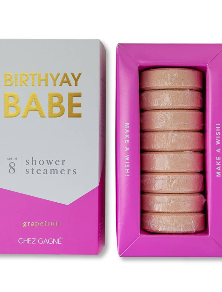 CHEZ GAGNE Birthyay Babe Shower Steamers
