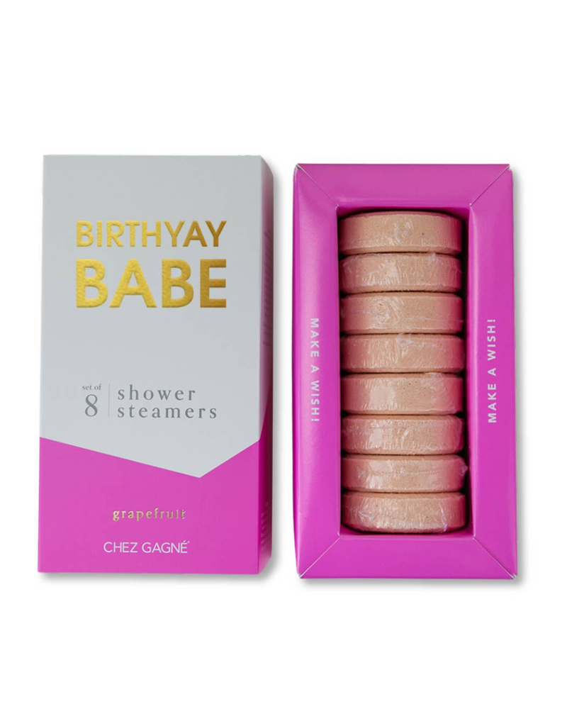CHEZ GAGNE Birthyay Babe Shower Steamers