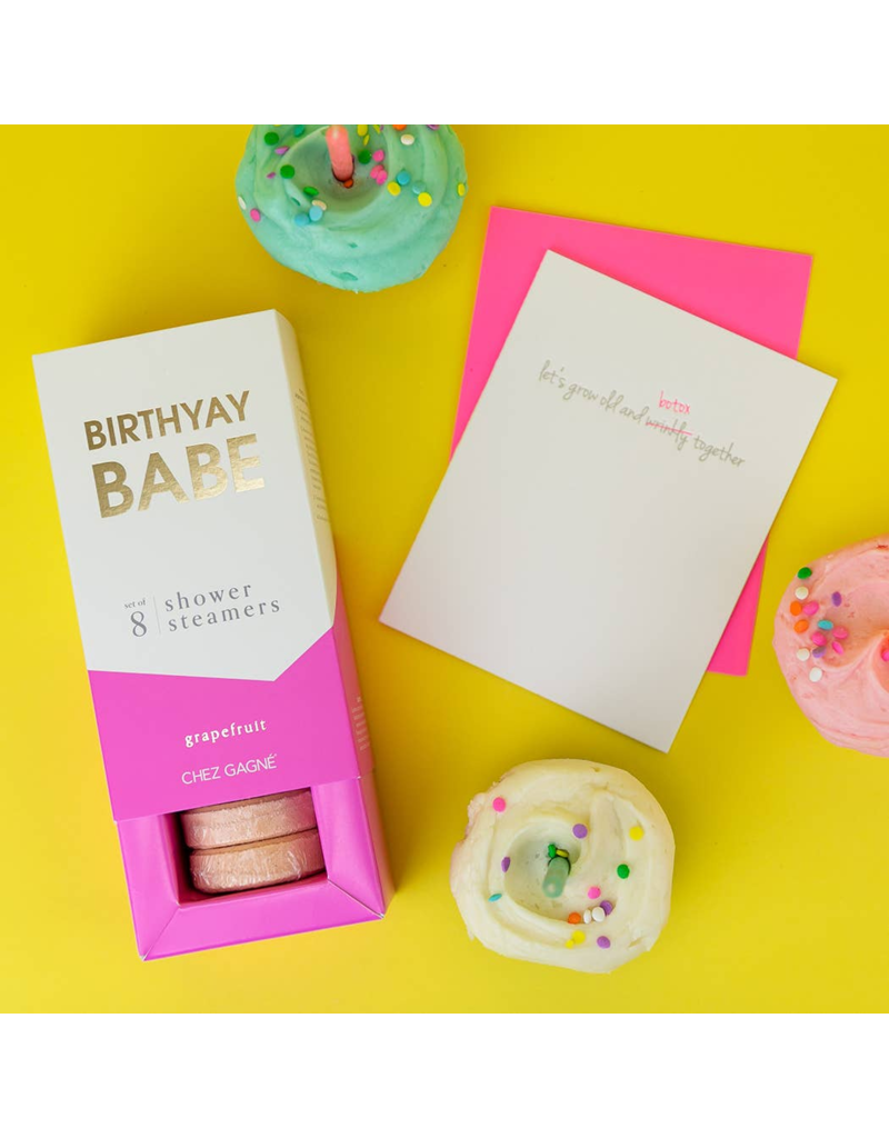 CHEZ GAGNE Birthyay Babe Shower Steamers