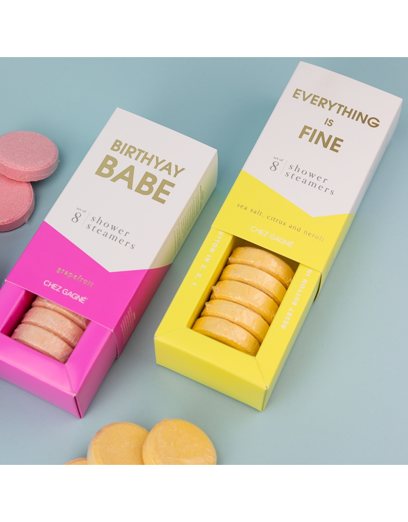 CHEZ GAGNE Everything Is Fine Shower Steamers