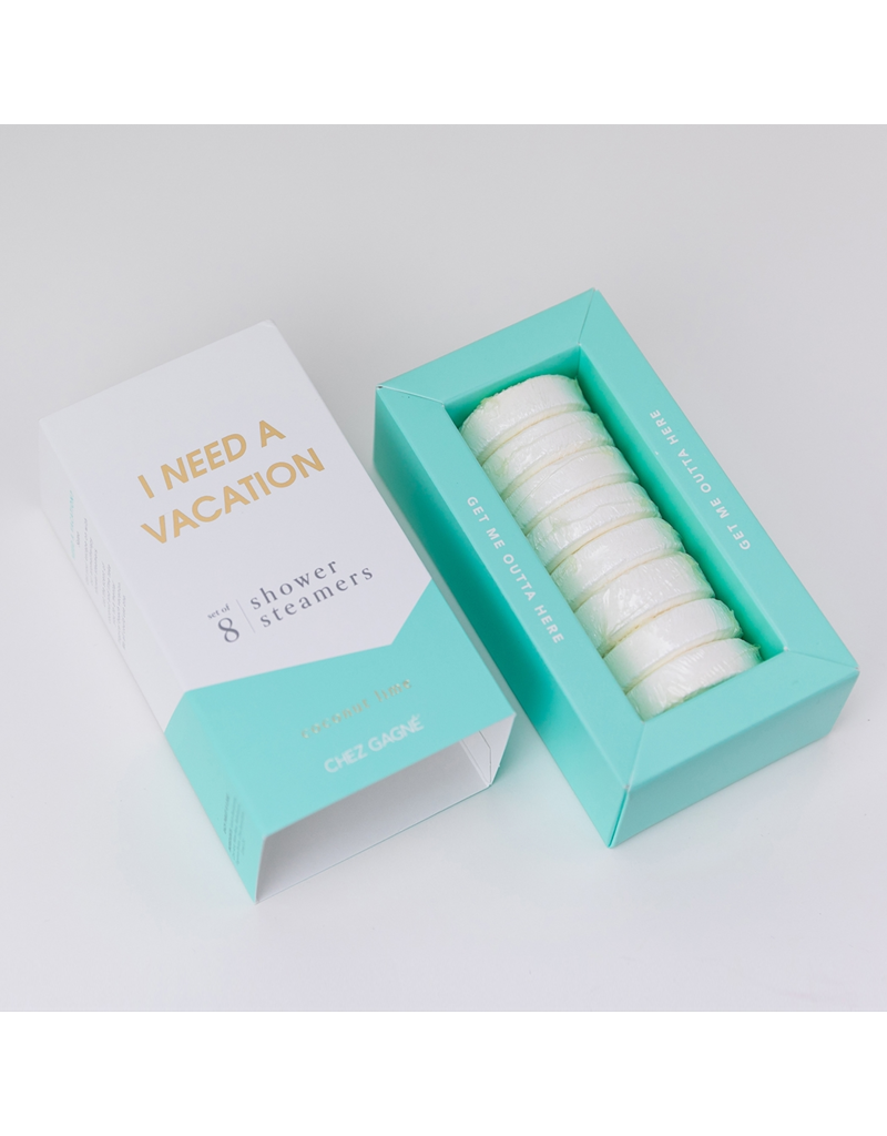 CHEZ GAGNE I Need A Vacation Shower Steamers