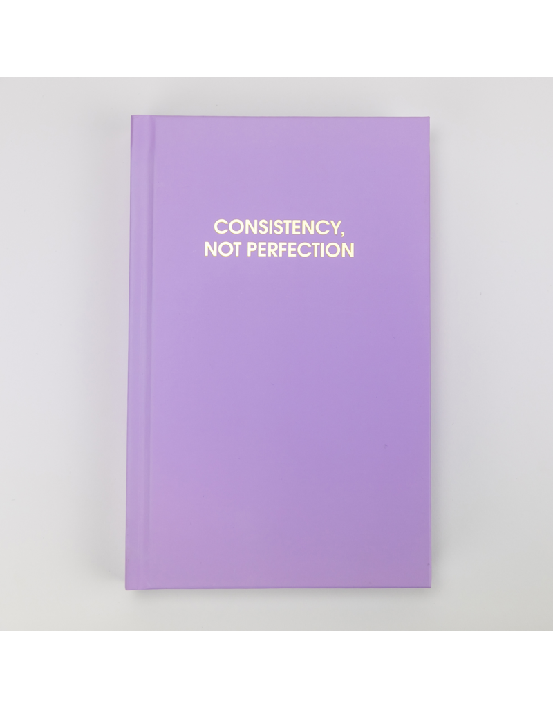 CHEZ GAGNE Consistency, Not Perfection Hardcover Journal
