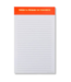CHEZ GAGNE Things I'll Probably Do Tomorrow Lined Notepad - Peach