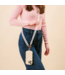 Hold The Phone Crossbody Chain in Frosted White