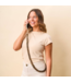 Hold The Phone Crossbody Chain in Tortoise