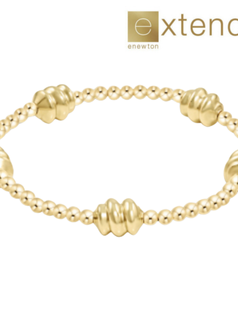 ENEWTON DESIGN Extends Admire Pattern 3mm Bead Bracelet - Gold