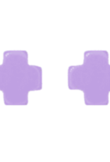 ENEWTON DESIGN Signature Cross Stud Earrings - Purple/Gold