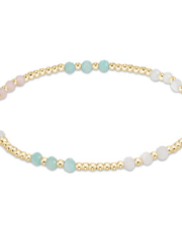 ENEWTON DESIGN Joy Pattern 3mm Bead Bracelet in Hot Mess SS25/Gold