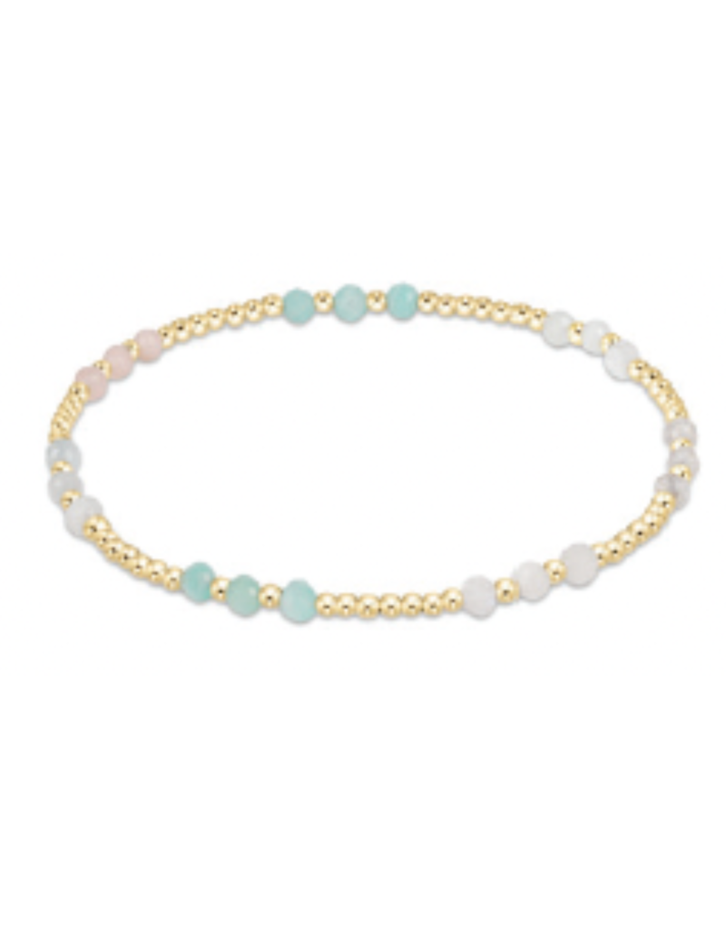 ENEWTON DESIGN Joy Pattern 3mm Bead Bracelet in Hot Mess SS25/Gold