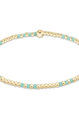 ENEWTON DESIGN Hope Joy 2mm Bead Bracelet in Mint/Gold ENEWTON DESIGN Hope Joy 2mm Bead Bracelet in Mint/Gold