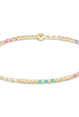 ENEWTON DESIGN Hope Joy 2mm Bead Bracelet in Hot Mess SS25/Gold ENEWTON DESIGN Hope Joy 2mm Bead Bracelet in Hot Mess SS25/Gold