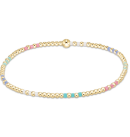 ENEWTON DESIGN Hope Joy 2mm Bead Bracelet in Hot Mess SS25/Gold