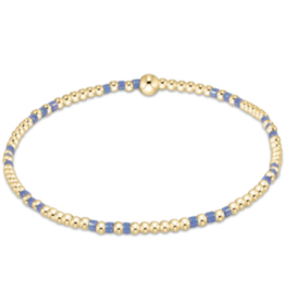 ENEWTON DESIGN Hope Joy 2mm Bead Bracelet in Bright Blue/Gold