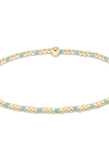 ENEWTON DESIGN Hope Sincerity 2mm Bead Bracelet - Mint/Gold ENEWTON DESIGN Hope Sincerity 2mm Bead Bracelet - Mint/Gold