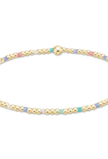 ENEWTON DESIGN Hope Sincerity 2mm Bead Bracelet - Hot Mess SS25/Gold