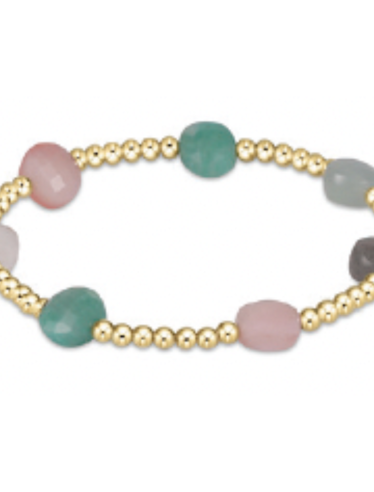 ENEWTON DESIGN Admire 3mm Bead Bracelet in Hot Mess SS25/Gold