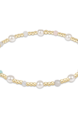 ENEWTON DESIGN Pearl Sincerity Pattern 4mm Bead Bracelet in Hot Mess SS25/Gold
