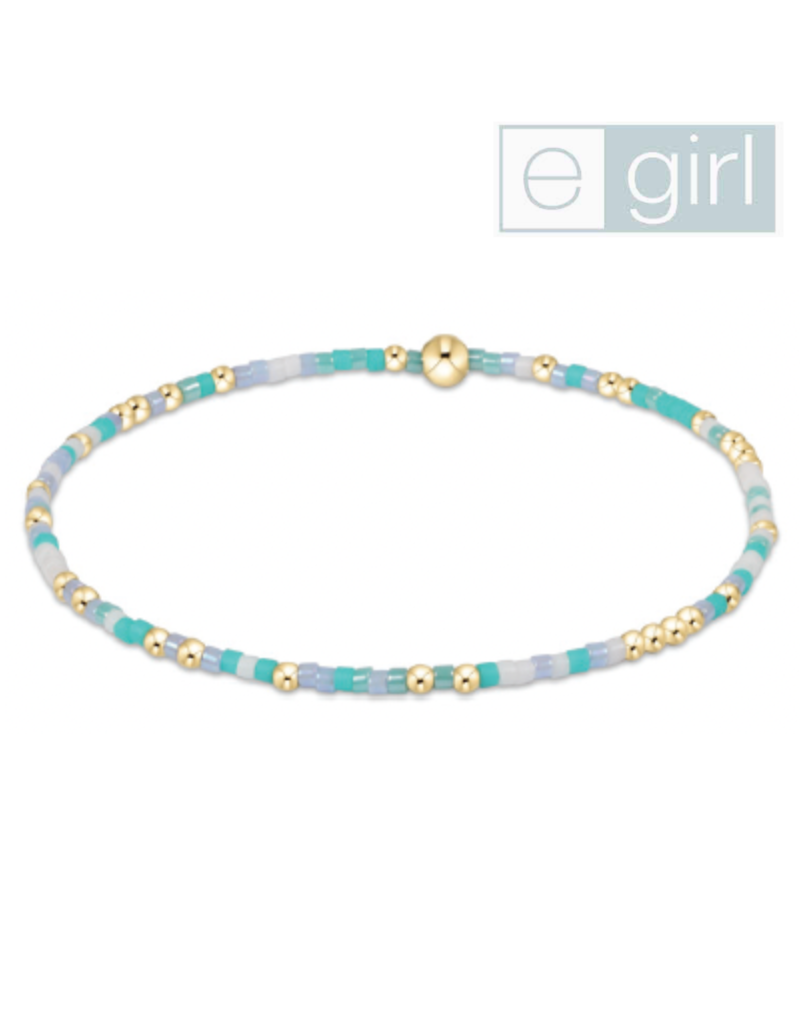 ENEWTON DESIGN eGirl Hope Unwritten Bracelet - Man, I Teal Like A Woman/Gold