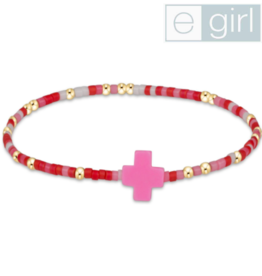 ENEWTON DESIGN eGirl Hope Unwritten Signature Cross Bracelet - Kind Of A Pig Deal/Gold