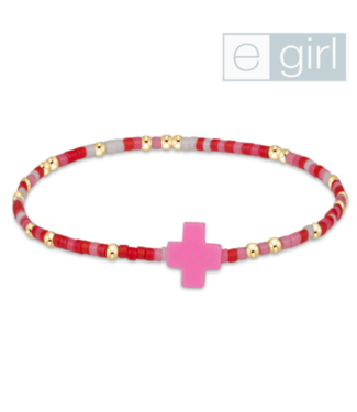 ENEWTON DESIGN eGirl Hope Unwritten Signature Cross Bracelet - Kind Of A Pig Deal/Gold