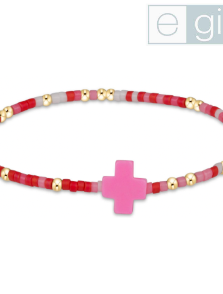ENEWTON DESIGN eGirl Hope Unwritten Signature Cross Bracelet - Kind Of A Pig Deal/Gold