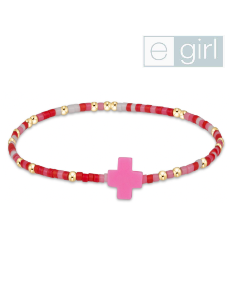 ENEWTON DESIGN eGirl Hope Unwritten Signature Cross Bracelet - Kind Of A Pig Deal/Gold