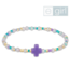 ENEWTON DESIGN eGirl Hope Unwritten Signature Cross Bracelet - How Do You Lilac Me Now?/Gold