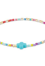 ENEWTON DESIGN Hope Unwritten Signature Cross Bracelet - Hot Mess/Gold