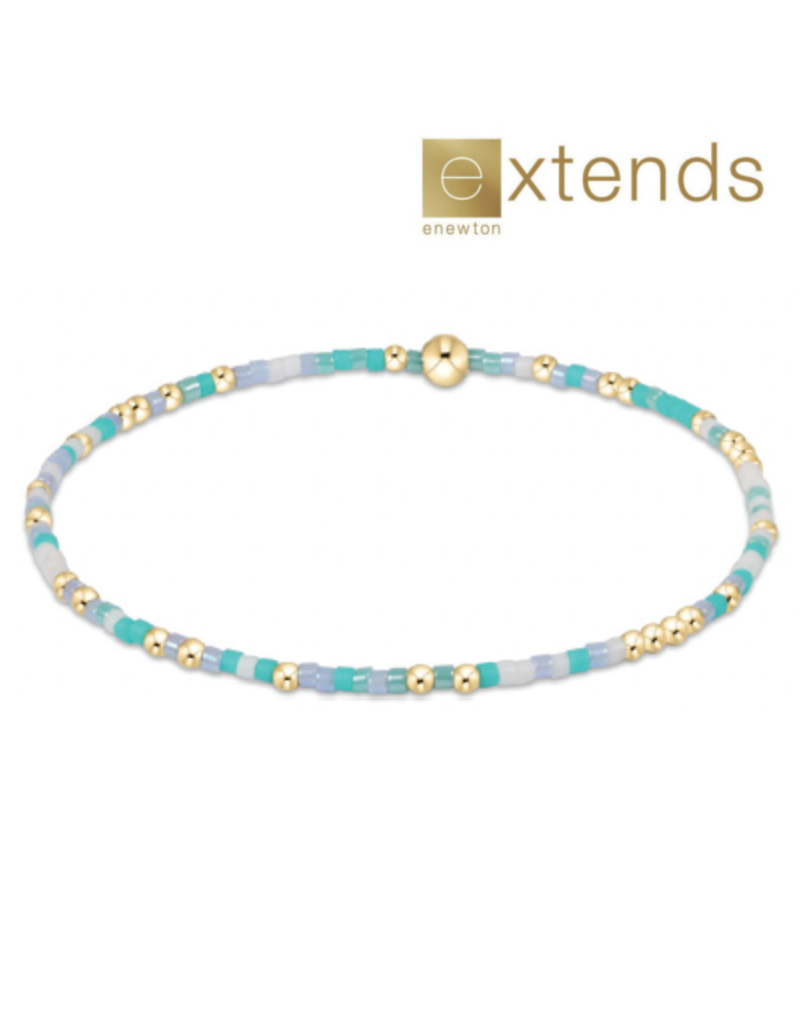ENEWTON DESIGN Extends Hope Unwritten Bracelet - Man, I Teal Like A Woman/Gold