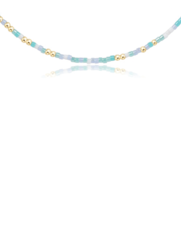 ENEWTON DESIGN Hope Unwritten 15" Choker Necklace - Man, I Teal Like A Woman/Gold