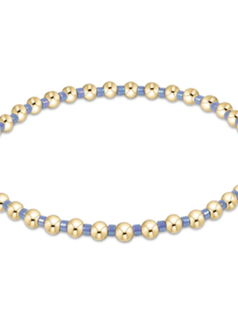 ENEWTON DESIGN Hope Grateful Bracelet - Bright Blue/Gold