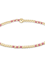 ENEWTON DESIGN Hope Joy 2mm Bead Bracelet in Bright Pink/Gold