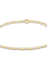 ENEWTON DESIGN Hope Sincerity 2mm Bead Bracelet - White/Gold