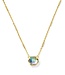 Mabel Gold Necklace in Abalone Shell