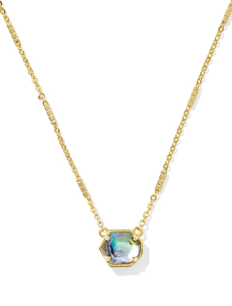 KENDRA SCOTT DESIGN Mabel Gold Necklace in Abalone Shell