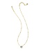 Mabel Gold Necklace in Abalone Shell