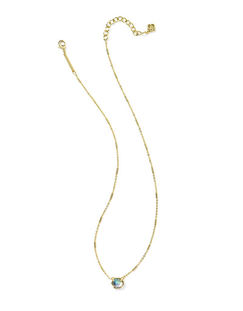 KENDRA SCOTT DESIGN Mabel Gold Necklace in Abalone Shell