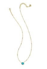 KENDRA SCOTT DESIGN Mabel Gold Necklace in Bronze Veined Turquoise
