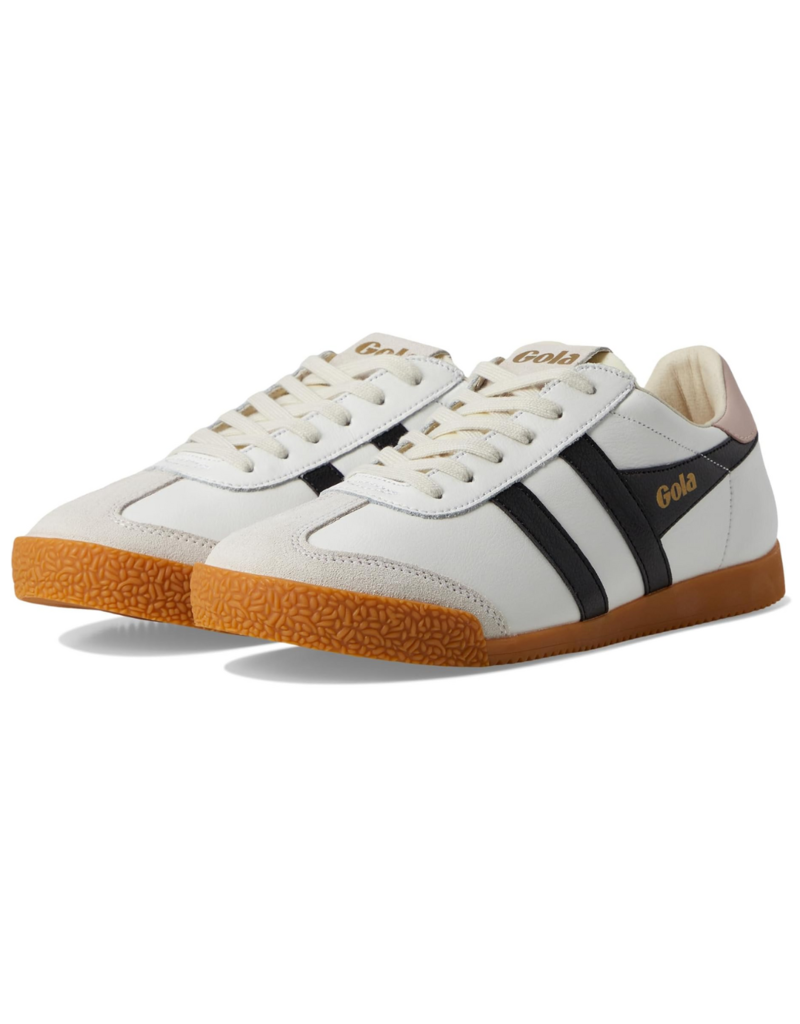 GOLA Women's Elan Sneakers in White/Black/Chalk Pink