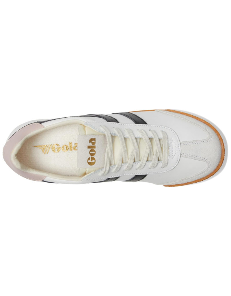 GOLA Women's Elan Sneakers in White/Black/Chalk Pink