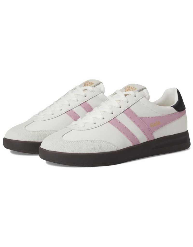 GOLA Women’s Cyclone Sneakers in White/Candy/Black/Dark Gum