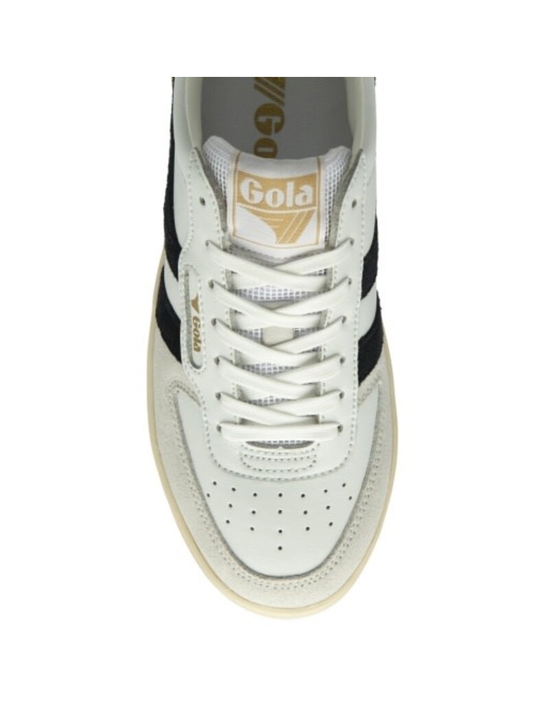 GOLA Women’s Hawk Sneakers in White/Black/Gold